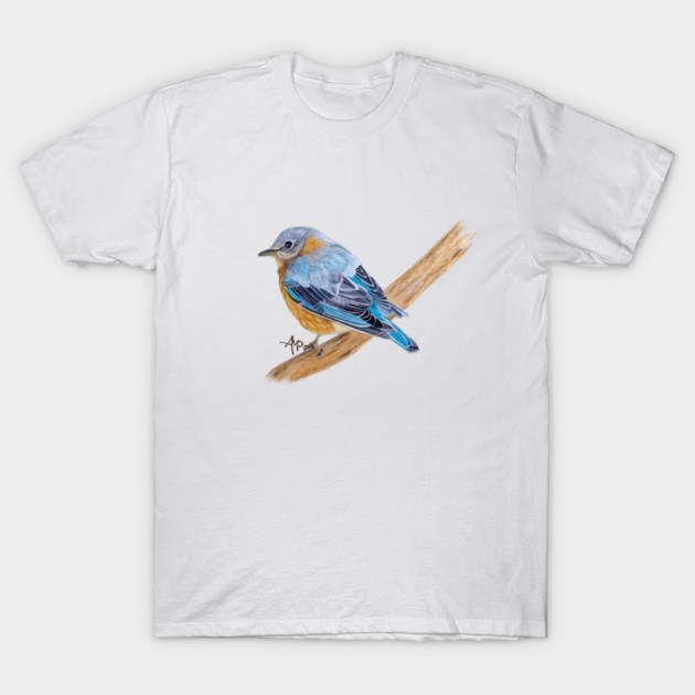 Little Bluebird T-Shirt by ampomata