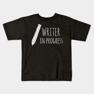 writer in progress Kids T-Shirt