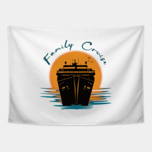 Family Cruise Tapestry