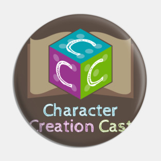 Character Creation Cast Logo Pin