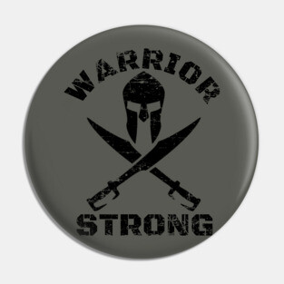 WARRIOR STRONG BODYBUILDING Pin