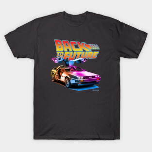 Back To The Future T Shirt Back To The Future Movie Collage Men'S
