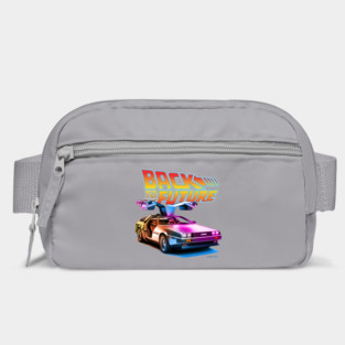 Delorean Back To the Future Synthwave Colors Bag