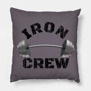 IRON CREW BARBELL BODYBUILDING Pillow