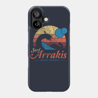 Visit Arrakis - Vintage Distressed Surf - Dune - Sci Fi Phone Case