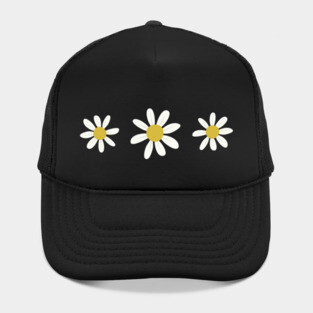 Daisy Minimal Colorful Blossom Flower Hat