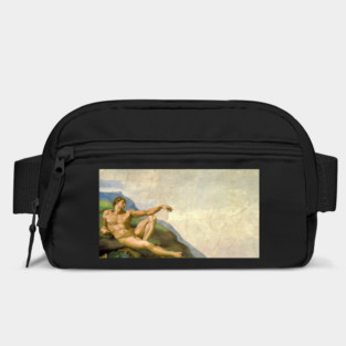 Michelangelo's Adam meets reality Bag