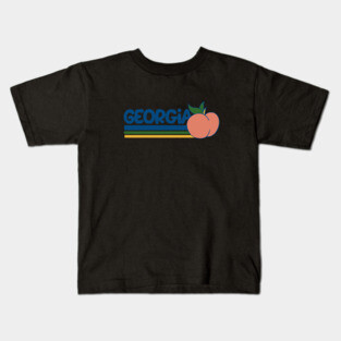Georgia Peach Kids T-Shirt