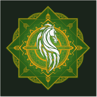 Riders of Rohan (Heraldic Colours) Posters and Art