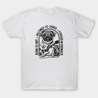 Rockstar Pug. Solo Vibes T-Shirt