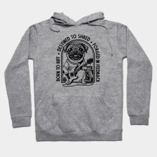 Rockstar Pug. Solo Vibes Hoodie