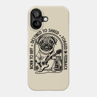 Rockstar Pug. Solo Vibes Phone Case