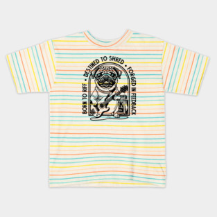 Rockstar Pug. Solo Vibes Kids T-Shirt