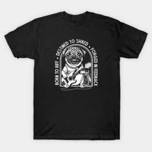 Rockstar Pug, Solo Vibes. Dark edition T-Shirt