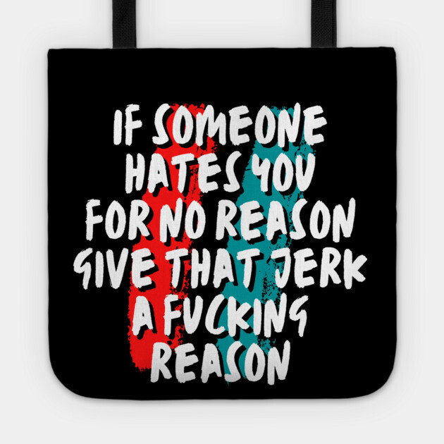 Give a reason Tote by Low Life Shirts