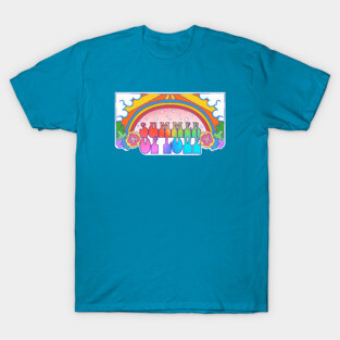 Summer Of Love Rainbow Pop Paradise T-Shirt