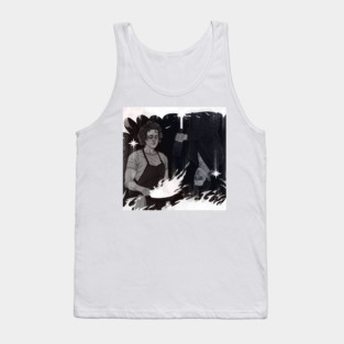 fire and water b and w Tank Top