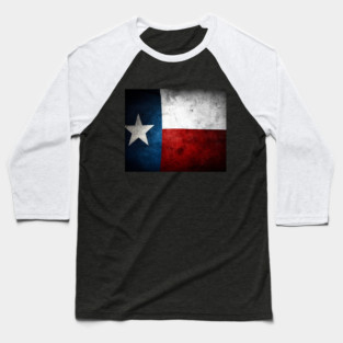 Texas Lone Star Flag Baseball T-Shirt