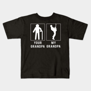 guitar your grandpa my grandpa tee for your grandson granddaughter Kids T-Shirt