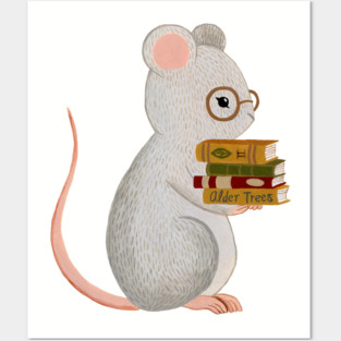 Reading Mouse Posters and Art