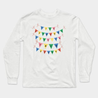Tacos fiesta garland taco tuesday cinco de mayo celebration mexican street food Long Sleeve T-Shirt