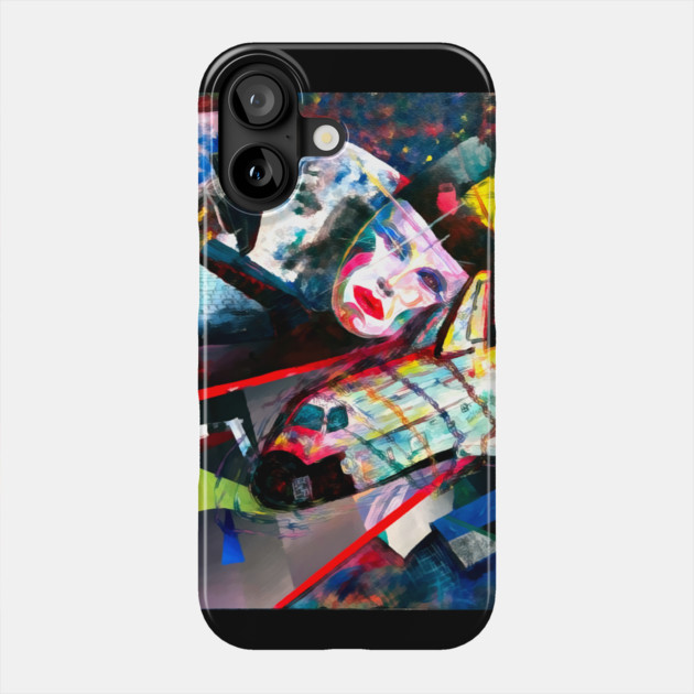 Moon Shot in Outer Space Phone Case by DonWillisJrArt