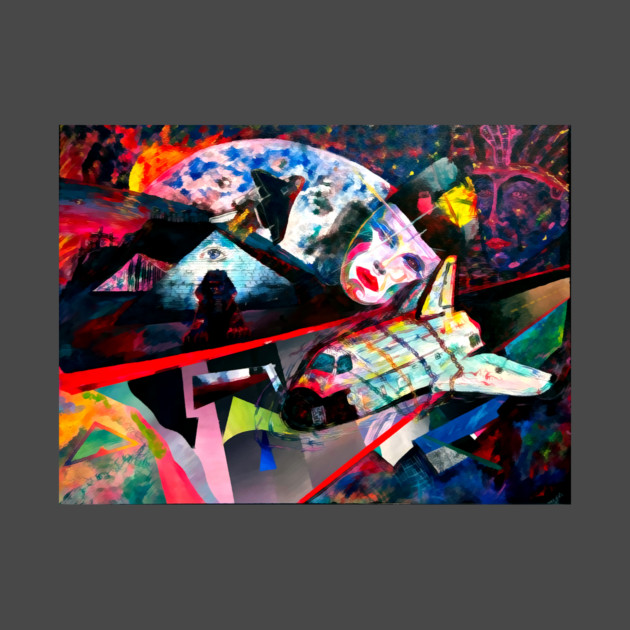 Moon Shot in Outer Space by DonWillisJrArt