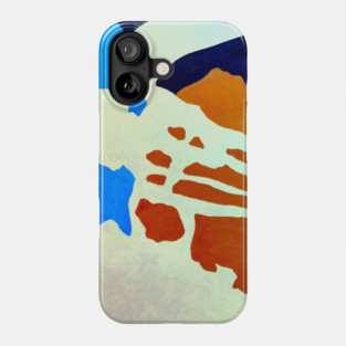Organic Geometric Abstract Painting Phone Case