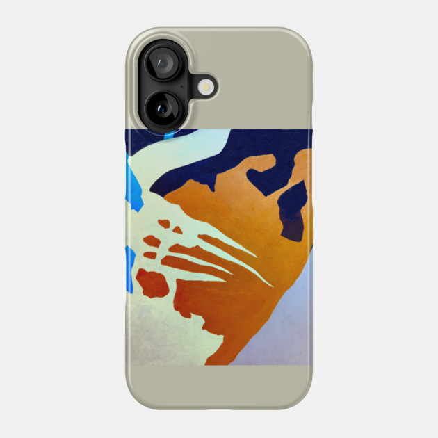 Organic Geometric Abstract Painting Phone Case by DonWillisJrArt