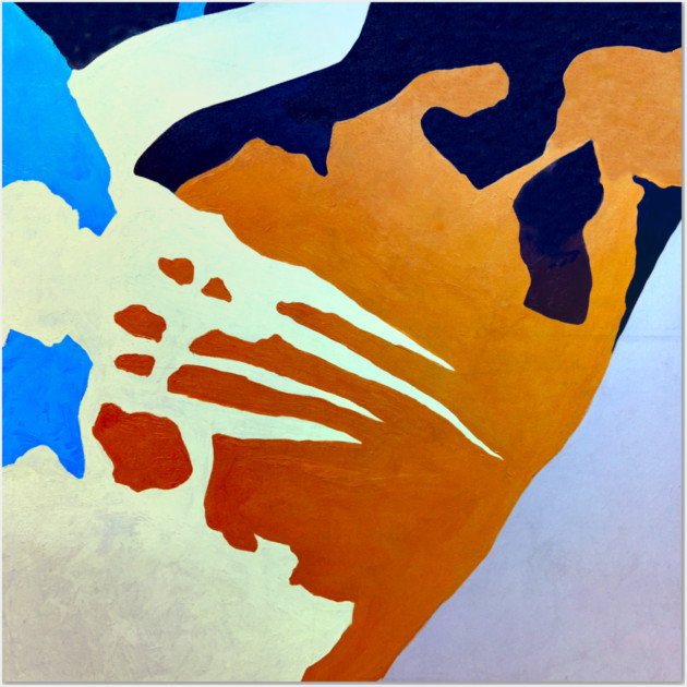 Organic Geometric Abstract Painting Wall Art by DonWillisJrArt