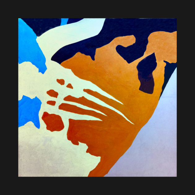 Organic Geometric Abstract Painting by DonWillisJrArt