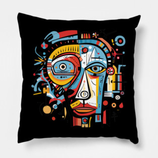 Abstract Face Picasso Pillow
