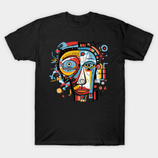 Abstract Face Picasso T-Shirt