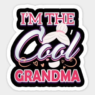 Cool Grandma Sticker