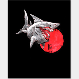 Shark Posters and Art