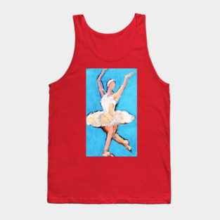 Ballet Dancer Original Art Painting Tank Top