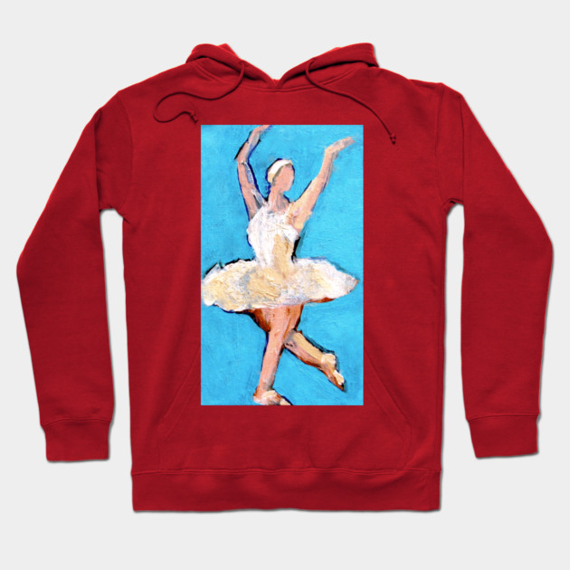 Ballet Dancer Original Art Painting Hoodie by DonWillisJrArt
