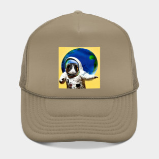 Guinea Pig Astronaut Surfing Earth Hat