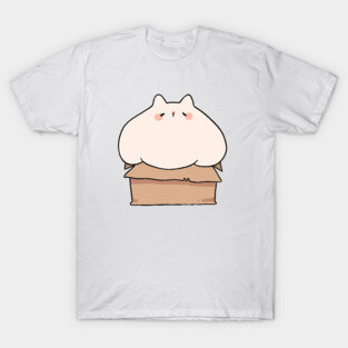 Chubby Cat in a Box T-Shirt