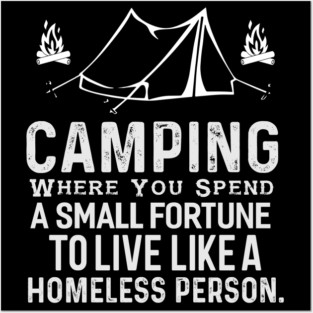 Camping Posters and Art