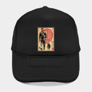 Lone Hitman and cub woodblock Hat