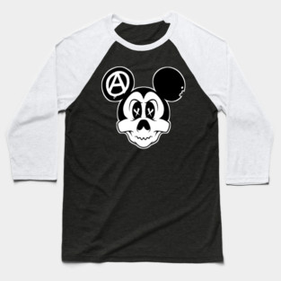 Anarchy Mouse Baseball T-Shirt