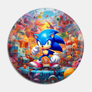 THE WORLD OF SONIC Pin