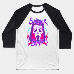Slasher Simp Ghostface Version Baseball T-Shirt