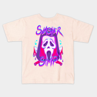 Slasher Simp Ghostface Version Kids T-Shirt