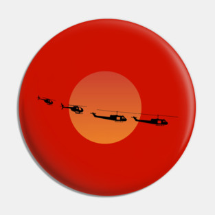 Apocalypse Now Helicopters Illustration Pin