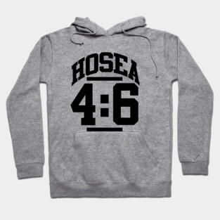Hosea 4:6 Knowledge Christian Gift Hoodie