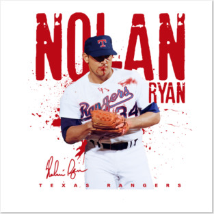 Nolan Ryan Bloody Posters and Art
