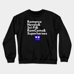 NRP Topic White Letters nerdy logo Crewneck Sweatshirt