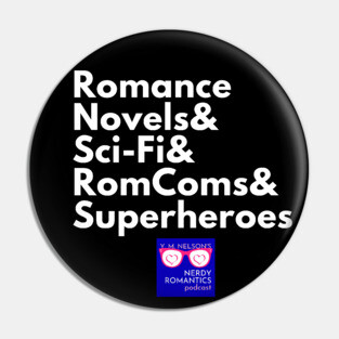 NRP Topic White Letters nerdy logo Pin